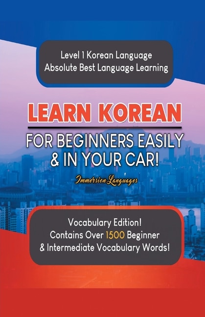 Front cover_Learn Korean For Beginners Easily & In Your Car! Vocabulary Edition!