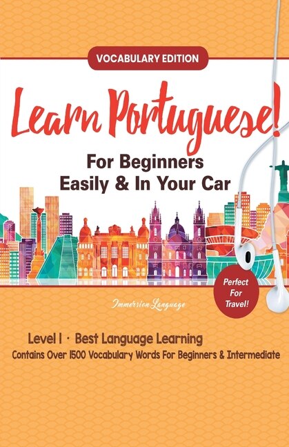 Front cover_Learn Portuguese For Beginners Easily & In Your Car! Vocabulary Edition!