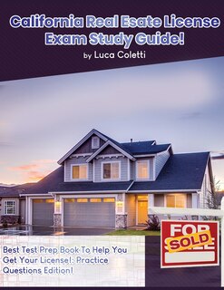 Front cover_California Real Estate License Exam Study Guide