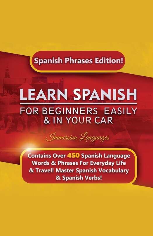 Front cover_Learn Spanish For Beginners Easily & In Your Car
