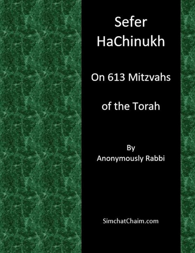 Couverture_Sefer HaChinukh - On 613 Mitzvahs of the Torah