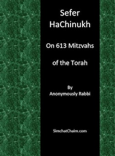 Couverture_Sefer HaChinukh - On 613 Mitzvahs of the Torah