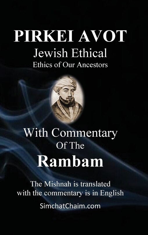 Couverture_PIRKEI AVOT Jewish Ethical - With Commentary Of The Rambam