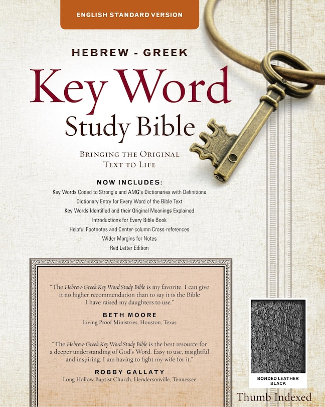Couverture_The Hebrew-greek Key Word Study Bible