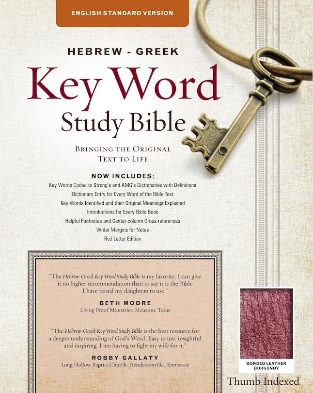 Front cover_The Hebrew-greek Key Word Study Bible