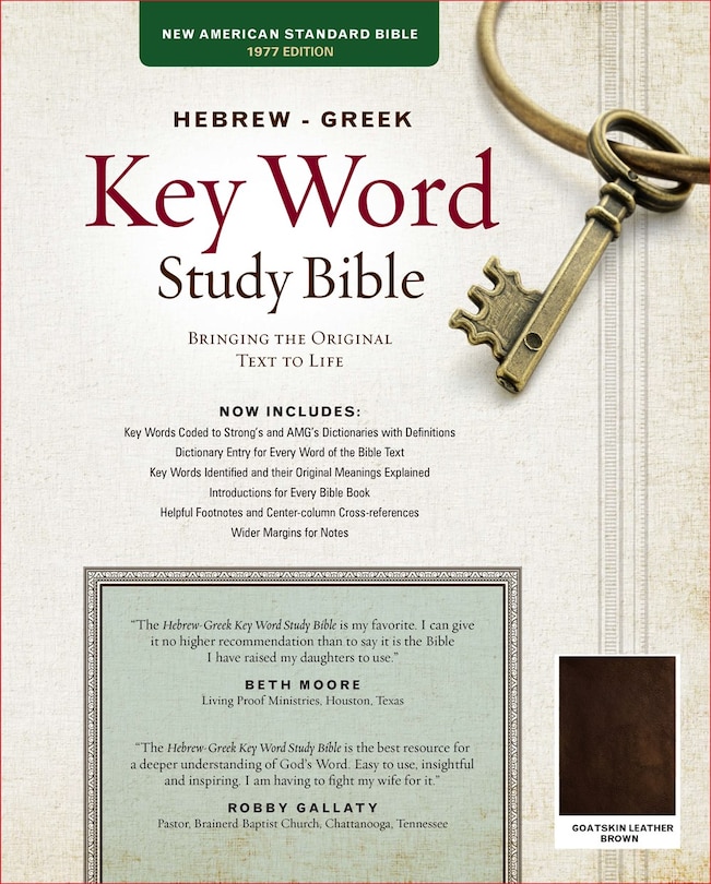 Front cover_The Hebrew-Greek Key Word Study Bible