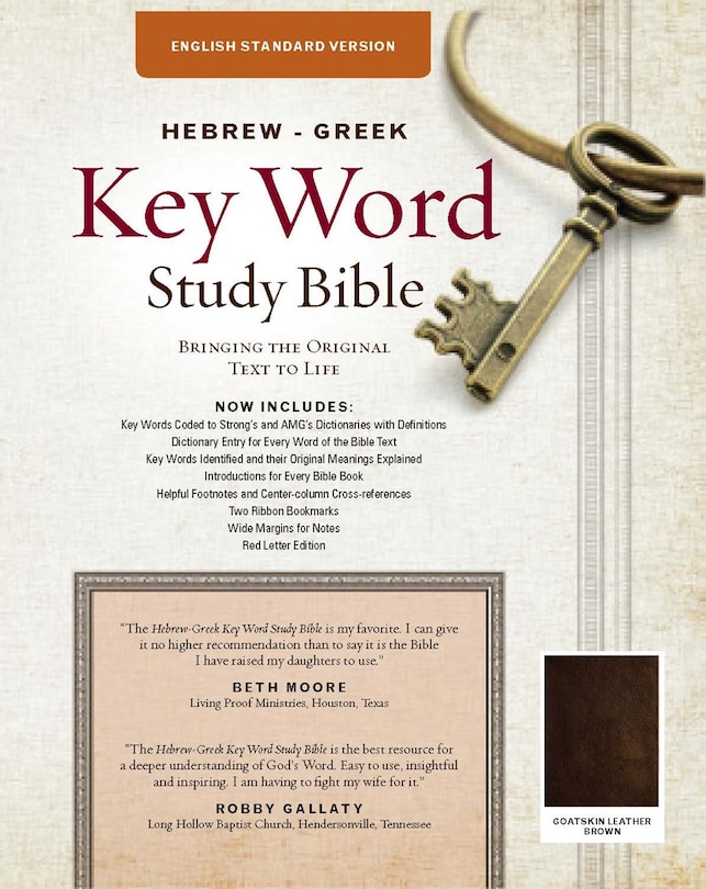 Couverture_The Hebrew-Greek Key Word Study Bible