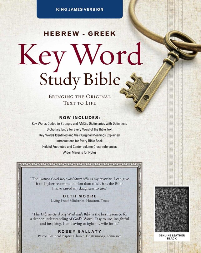 Couverture_The Hebrew-Greek Key Word Study Bible