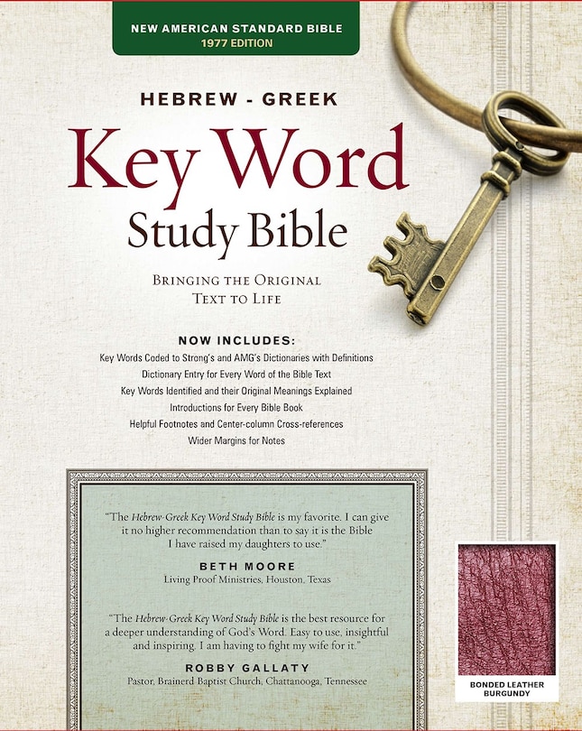 Front cover_The Hebrew-greek Key Word Study Bible