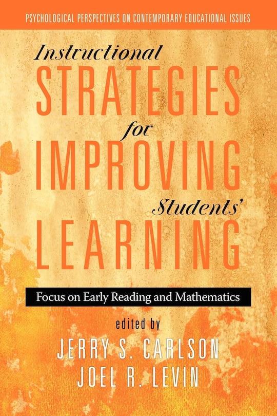 Couverture_Instructional Strategies for Improving Students' Learning