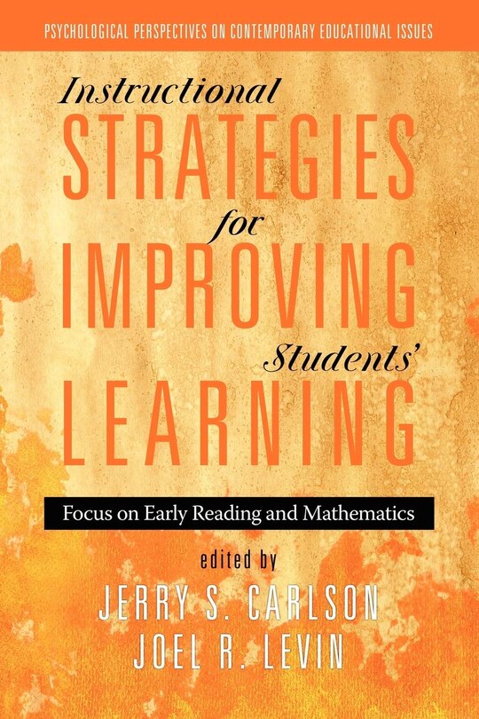 Couverture_Instructional Strategies for Improving Students' Learning