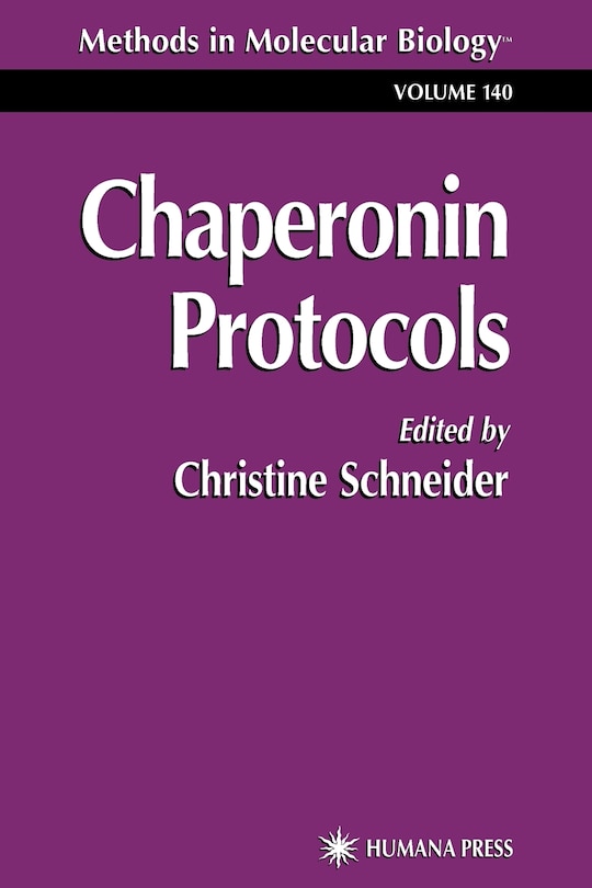 Couverture_Chaperonin Protocols