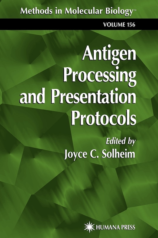 Front cover_Antigen Processing and Presentation Protocols