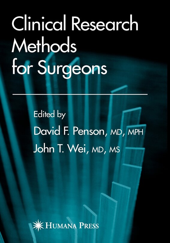 Front cover_Clinical Research Methods for Surgeons