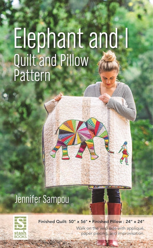 Front cover_Elephant And I Quilt And Pillow Pattern