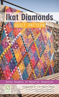 Front cover_Ikat Diamonds Quilt Pattern