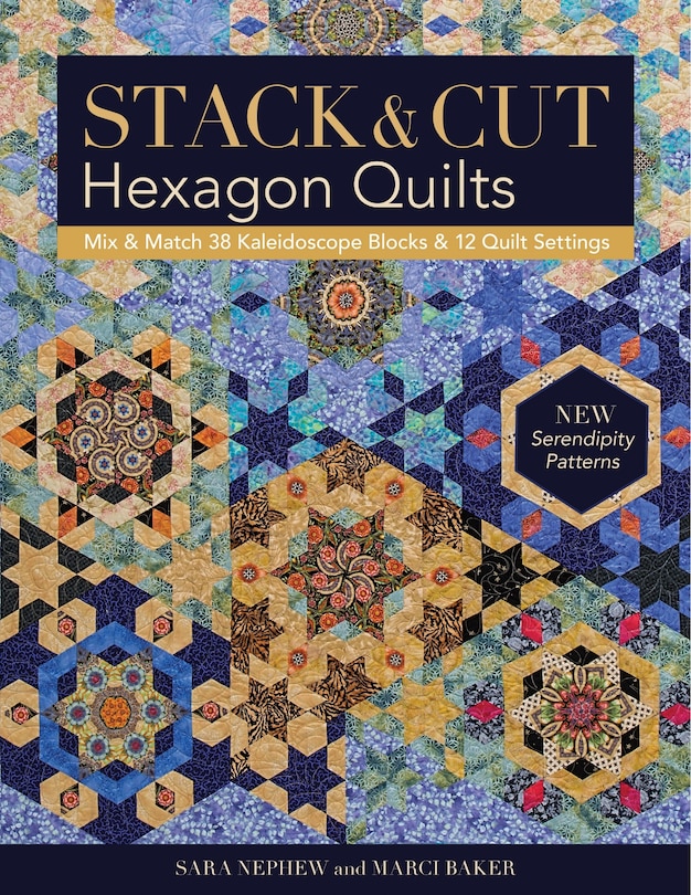 Front cover_Stack & Cut Hexagon Quilts