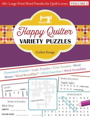Couverture_Happy Quilter Variety Puzzles