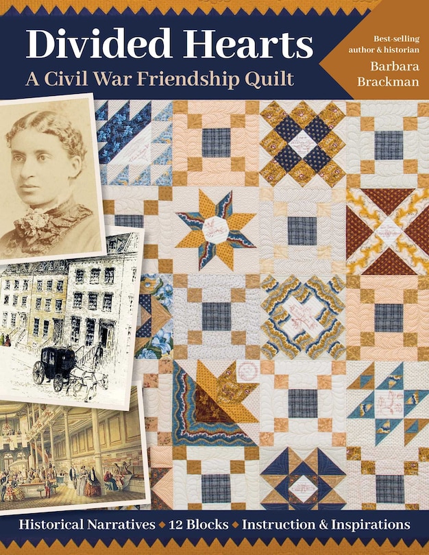 Front cover_Divided Hearts, A Civil War Friendship Quilts