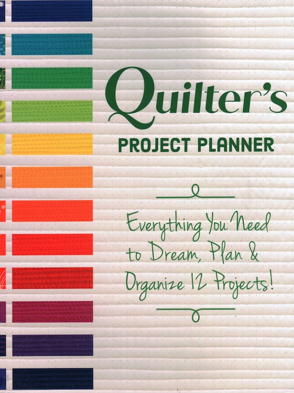 Front cover_Quilter's Project Planner