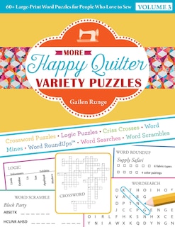 Front cover_More Happy Quilter Variety Puzzles
