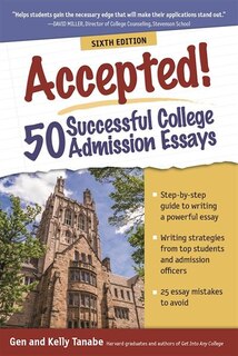 Front cover_Accepted! 50 Successful College Admission Essays