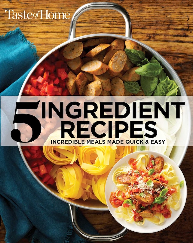 Front cover_Taste of Home 5 Ingredient Cookbook 2E