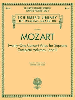 Front cover_Mozart - 21 Concert Arias for Soprano