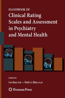Couverture_Handbook of Clinical Rating Scales and Assessment in Psychiatry and Mental Health