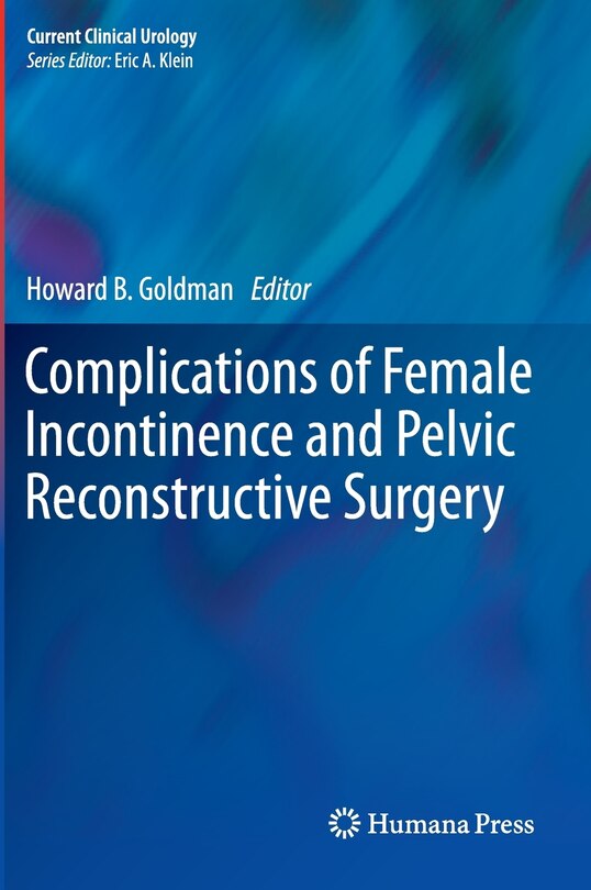 Couverture_Complications of Female Incontinence and Pelvic Reconstructive Surgery