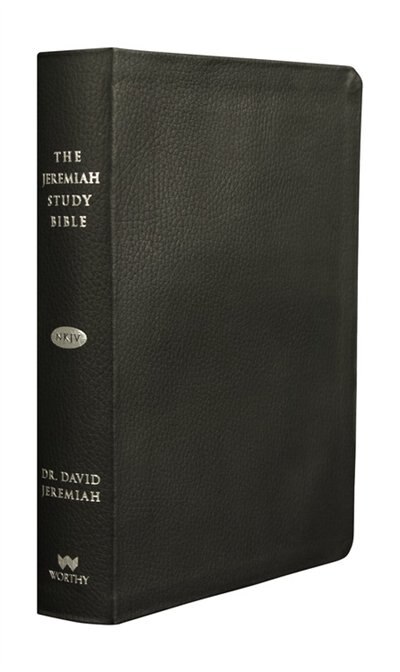 Couverture_the Jeremiah Study Bible, Nkjv: Genuine Black Leather