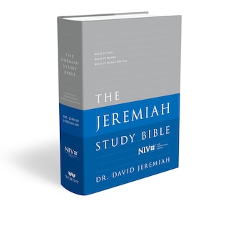 Front cover_The Jeremiah Study Bible, NIV: Jacketed Hardcover