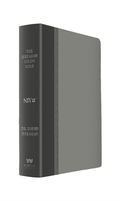 Front cover_The Jeremiah Study Bible, Niv: (gray W/ Burnished Edges) Leatherluxe®