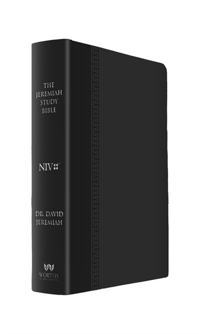 Front cover_The Jeremiah Study Bible, Niv: Black Genuine Leather W/thumb Index