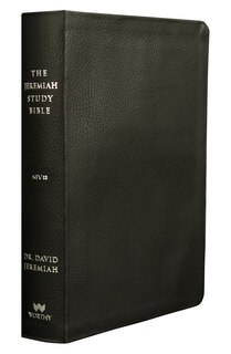 Front cover_The Jeremiah Study Bible, Niv: (black W/ Burnished Edges) Leatherluxe® With Thumb Index