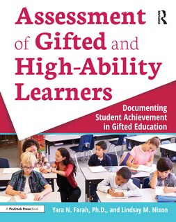 Front cover_Assessment Of Gifted And High-ability Learners