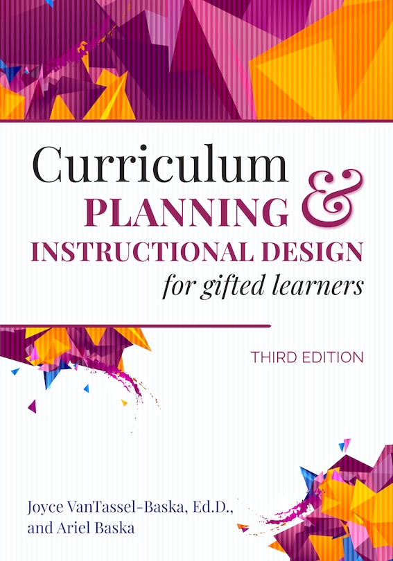 Couverture_Curriculum Planning And Instructional Design For Gifted Learners