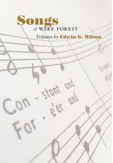 Couverture_Songs of Wake Forest