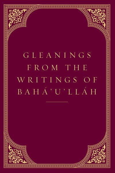 Front cover_Gleanings From The Writings Of Baha'u'llah