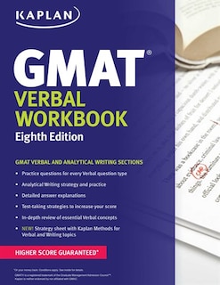 Front cover_Kaplan GMAT Verbal Workbook