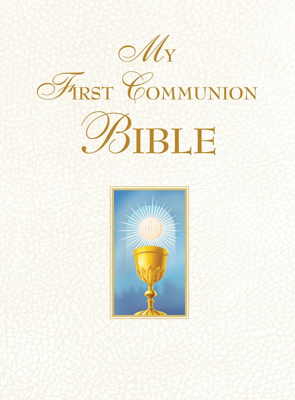 Front cover_My First Communion Bible (White)