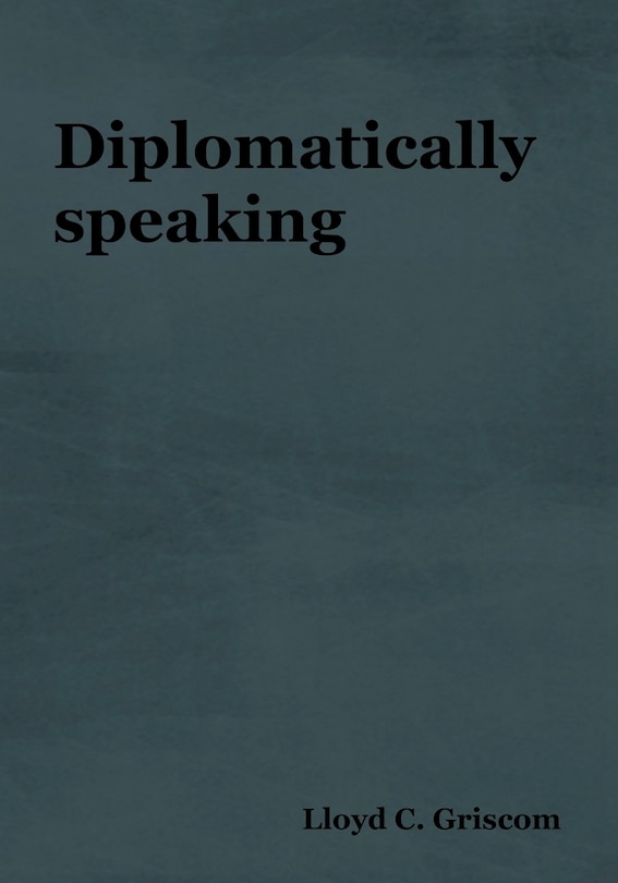 Couverture_Diplomatically Speaking