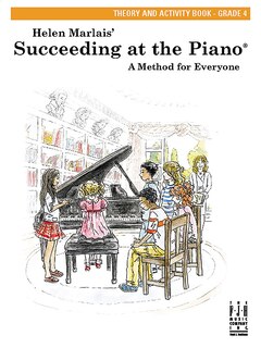 Couverture_Succeeding at the Piano, Theory and Activity Book - Grade 4
