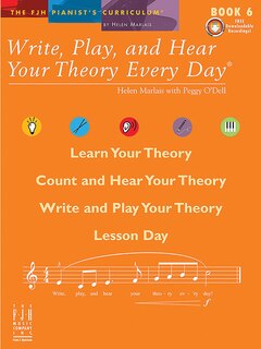 Couverture_Write, Play, and Hear Your Theory Every Day, Book 6