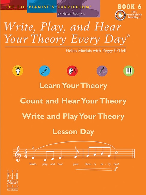 Couverture_Write, Play, and Hear Your Theory Every Day, Book 6