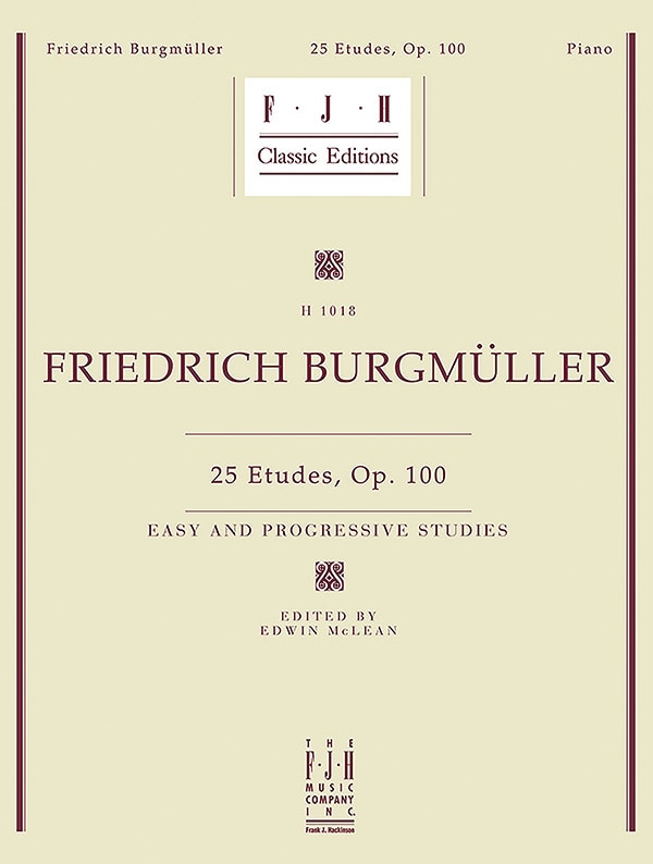 Couverture_25 Etudes, Op. 100