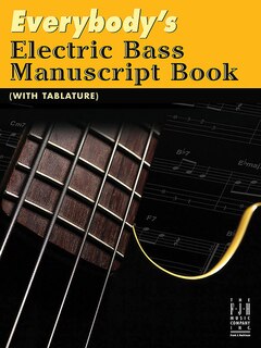 Couverture_Everybody's Electric Bass Manuscript Book (with Tablature