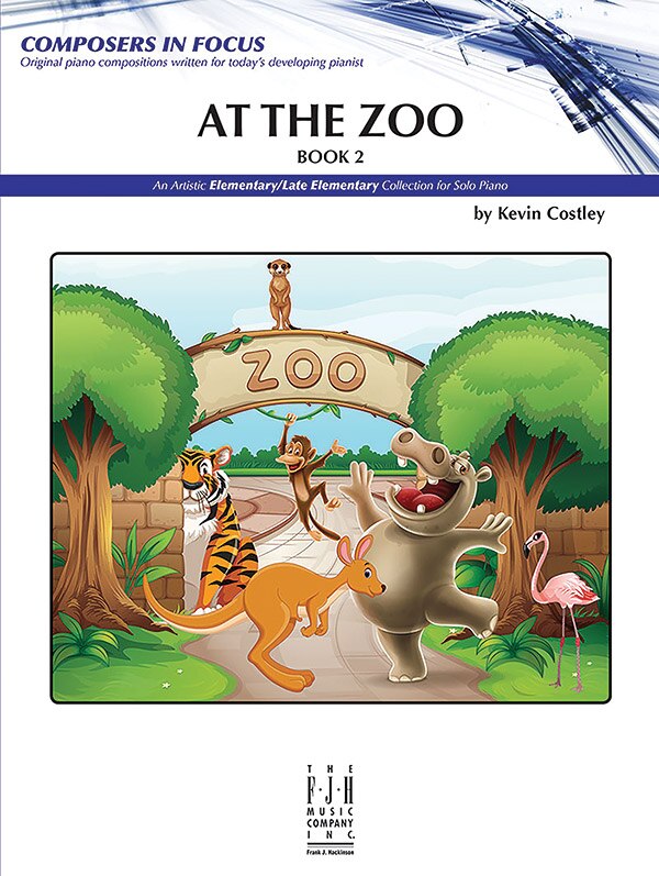 Front cover_At the Zoo, Book 2