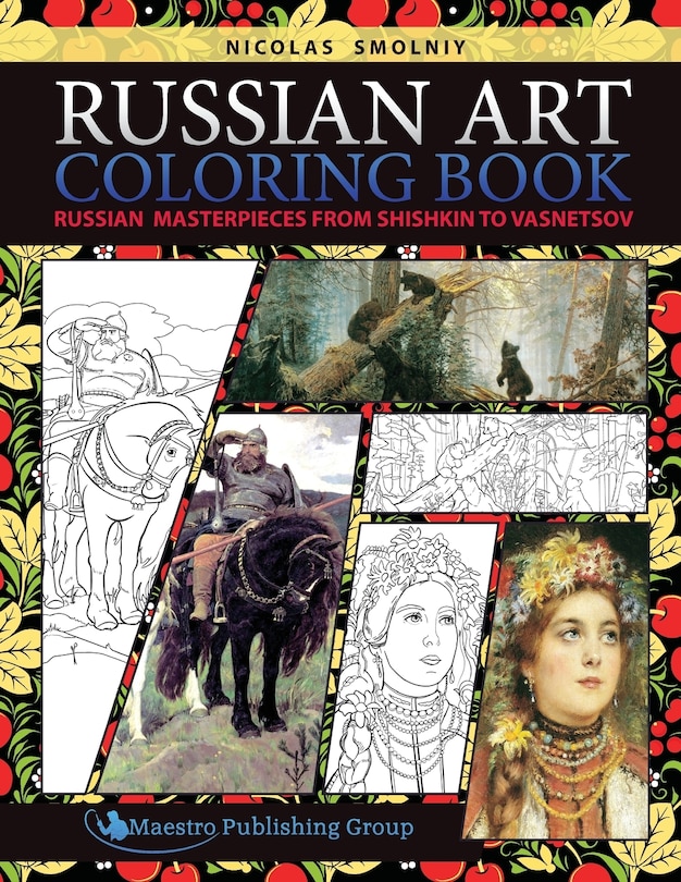 Front cover_Russian Art Coloring Book