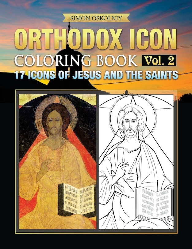 Front cover_Orthodox Icon Coloring Book Vol.2